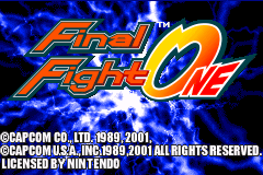 快打旋风ONE Final Fight One(US)(Capcom)(32Mb)